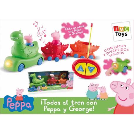 PEPPA PIG TODOS AL TREN PEPPA Y GEORGE