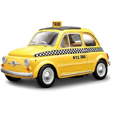 Coche Colecctaxi Ny Fiat 500 124 Plas