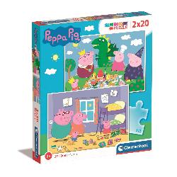 PUZZ 2X20 PEPPA PIG