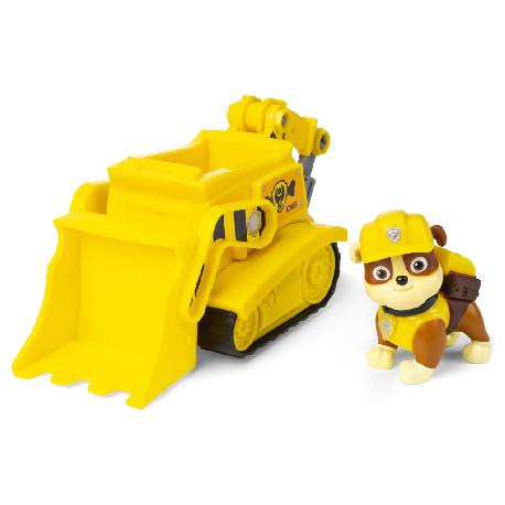 Patrulla Canina - Rubble - Pack vehículo Deluxe y figura