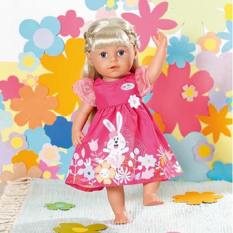 Vestido de muñeca Baby Born, vestido de muñeca de muselina, vestido de  muñeca de 42-43 cm, vestido de muselina de muñeca de 17 pulgadas -   España