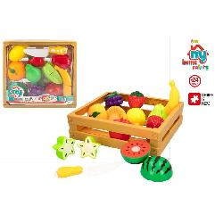 FRUTAS Y COMIDA EN CAJA