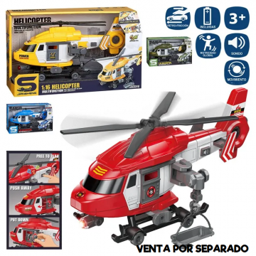 HELICOPTERO 31CM LUZ Y...