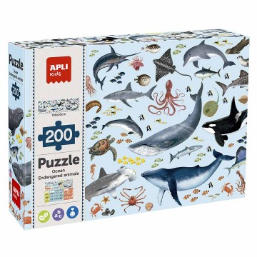 PUZZLE 200 ANIMALES MARINOS...