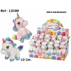 UNICORNIO 19CM PELUCHE...