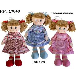 MUÑECA TRAPO 50CM ALICIA 3...